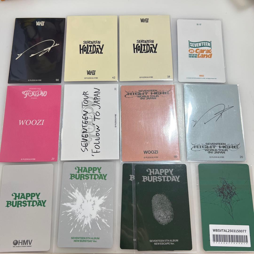 SEVENTEEN セブチ ウジ トレカ13枚セット まとめ売り - メルカリ