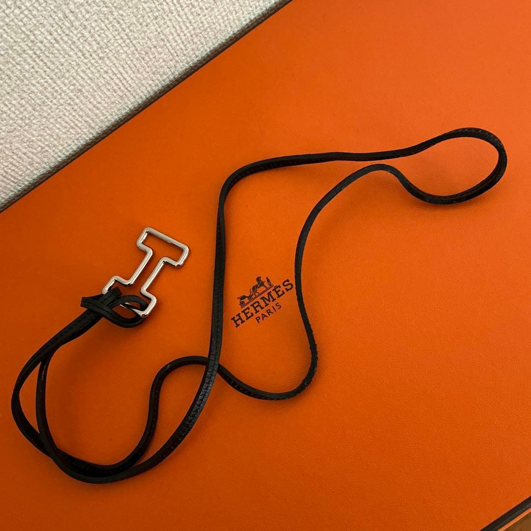 Hermès “Lanière” Noir エルメス ラニエール 黒 Hチャーム