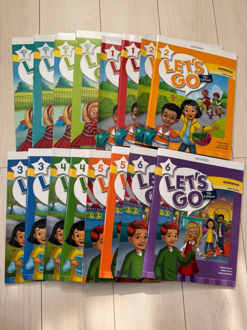 Let's Go英語教材 16冊 楽天市場】英語教材 レッツゴー Let's Bigin 英語入門2冊セット OXFORD