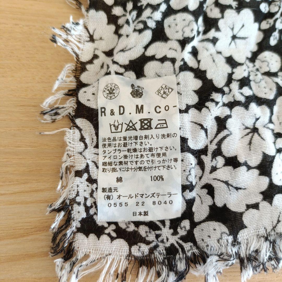 R & D.M.Co- オールドマンズテーラー ワイルドベリー　ガーゼショール