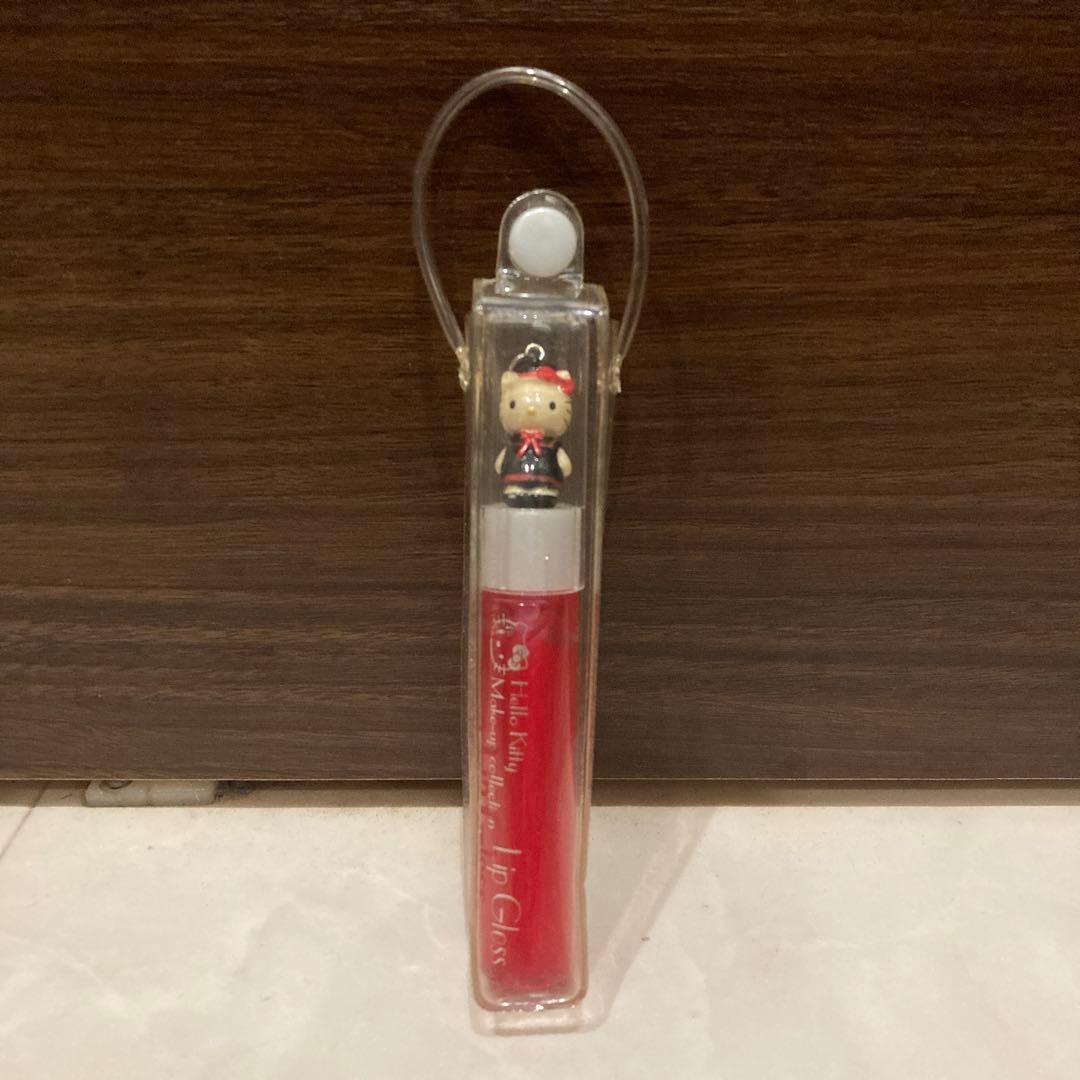 レトロ《2002年 ハローキティ リップグロス》当時物 コスメ☆レッド