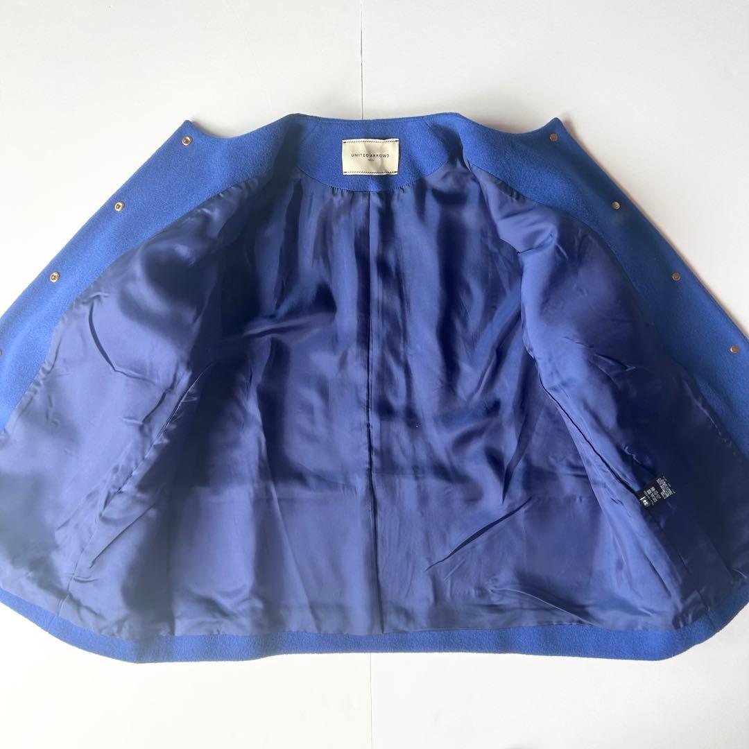 ユナイテッドアローズ Wメタルノーカラーショートコート - メルカリ