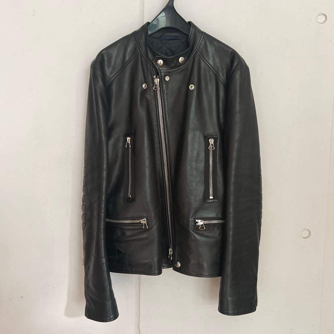 【最終価格】美品　LANVIN 最高級カーフ仕様　ライダース　48 楽天市場】ランバン ライダースの通販