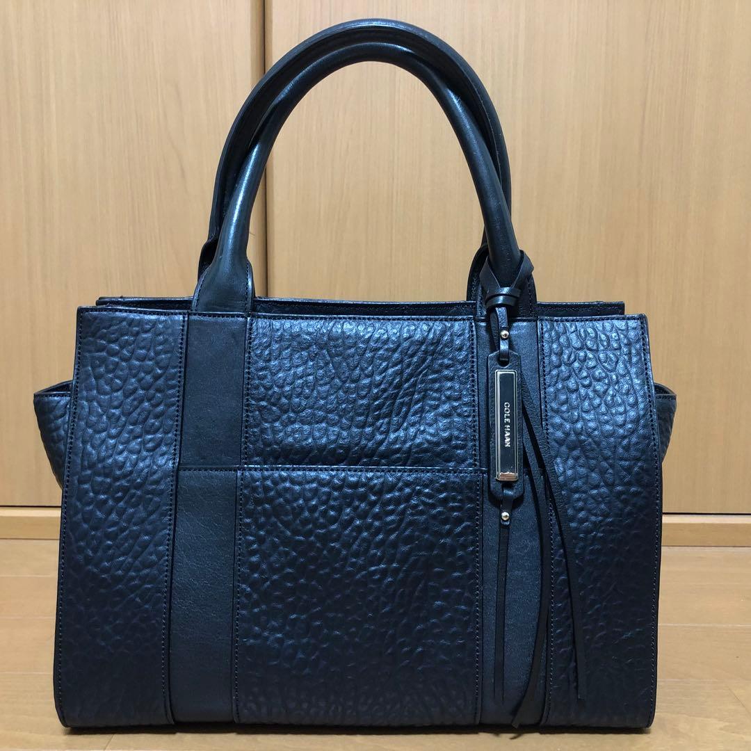 【 コールハーン 】ハンドバッグ ショルダーバッグ レザー 本革 型押し 黒 楽天市場】【当店ポイント最大19倍！】コールハーン COLEHAAN