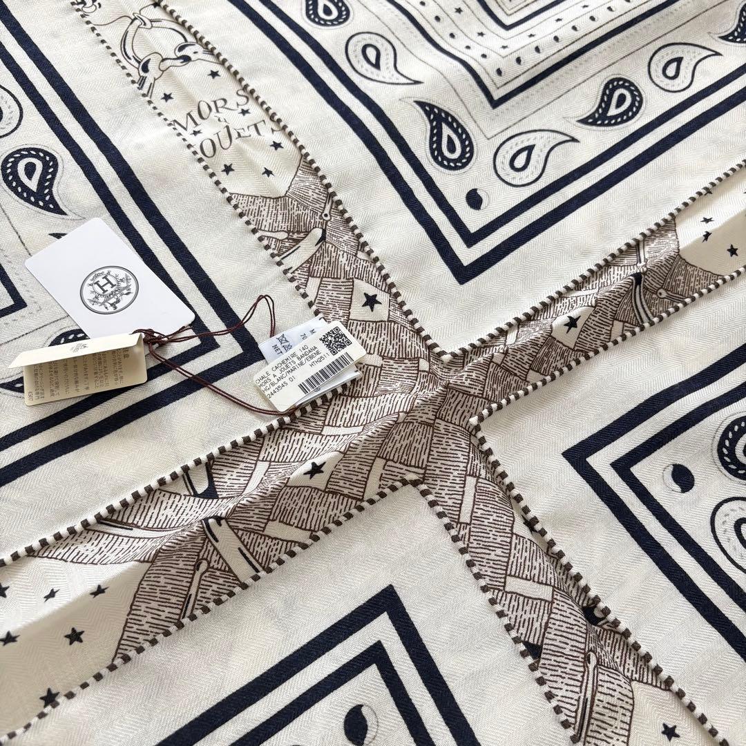 新品未使用】HERMES エルメススカーフ カレジェアン カシシル 2026