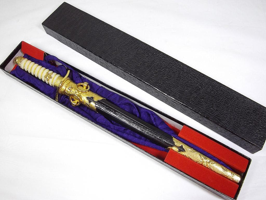 模造刀 大日本帝国海軍士官短剣 レプリカ ☆尾形刀剣 軍刀 大日本帝国 海軍 士官短剣 GN-16 (模造刀 日本刀