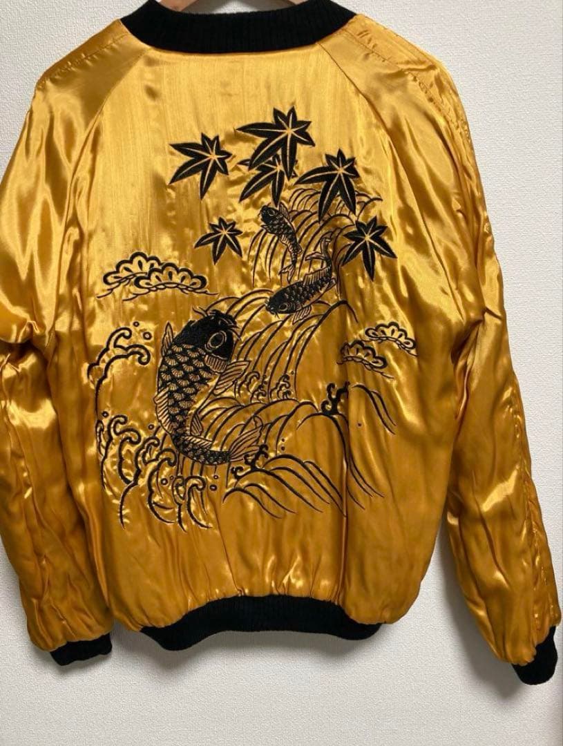 未使用CROPPED HEADS別珍スカジャン XLサイズ 清正 虎退治 - メルカリ