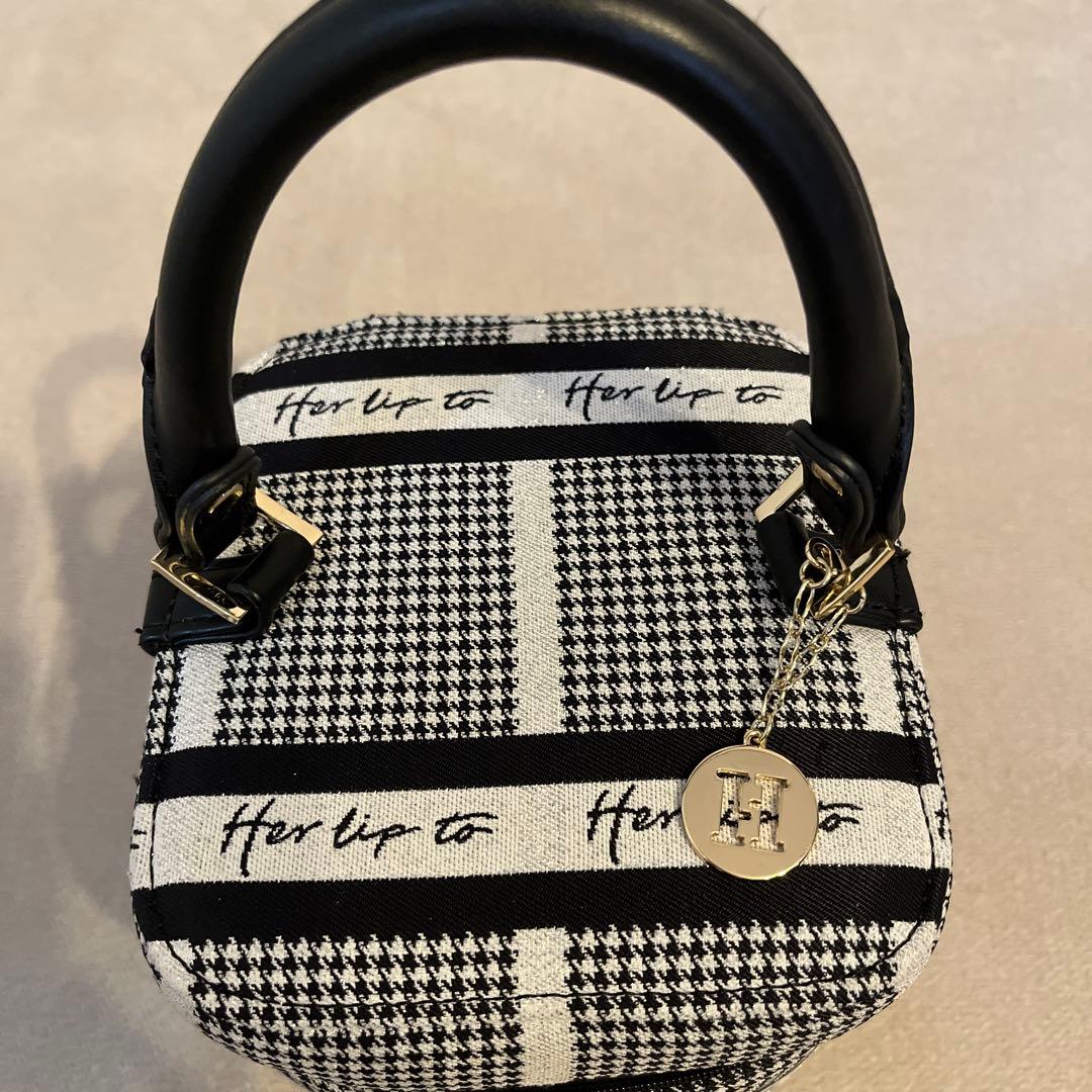 Herlipto Jacquard Vanity Bag silver - メルカリ