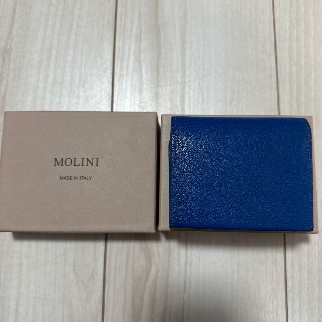 【1月末まで値下げ中】MOLINI 二つ折り財布 青 MADE IN ITALY Bifold Compact Wallet - Navy × Navy – MOLINI（モリニ）オフィシャル