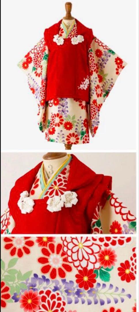 七五三 キャサリンコテージ 3点セット＋草履、足袋付 100サイズ