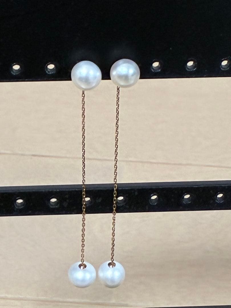 SIENA ROSE シエナロゼ　10金　パールピアス　10K K10 SIENA ROSE】スリーパールの10金ピアス｜SANPO ONLINE(サンポーオンライン)