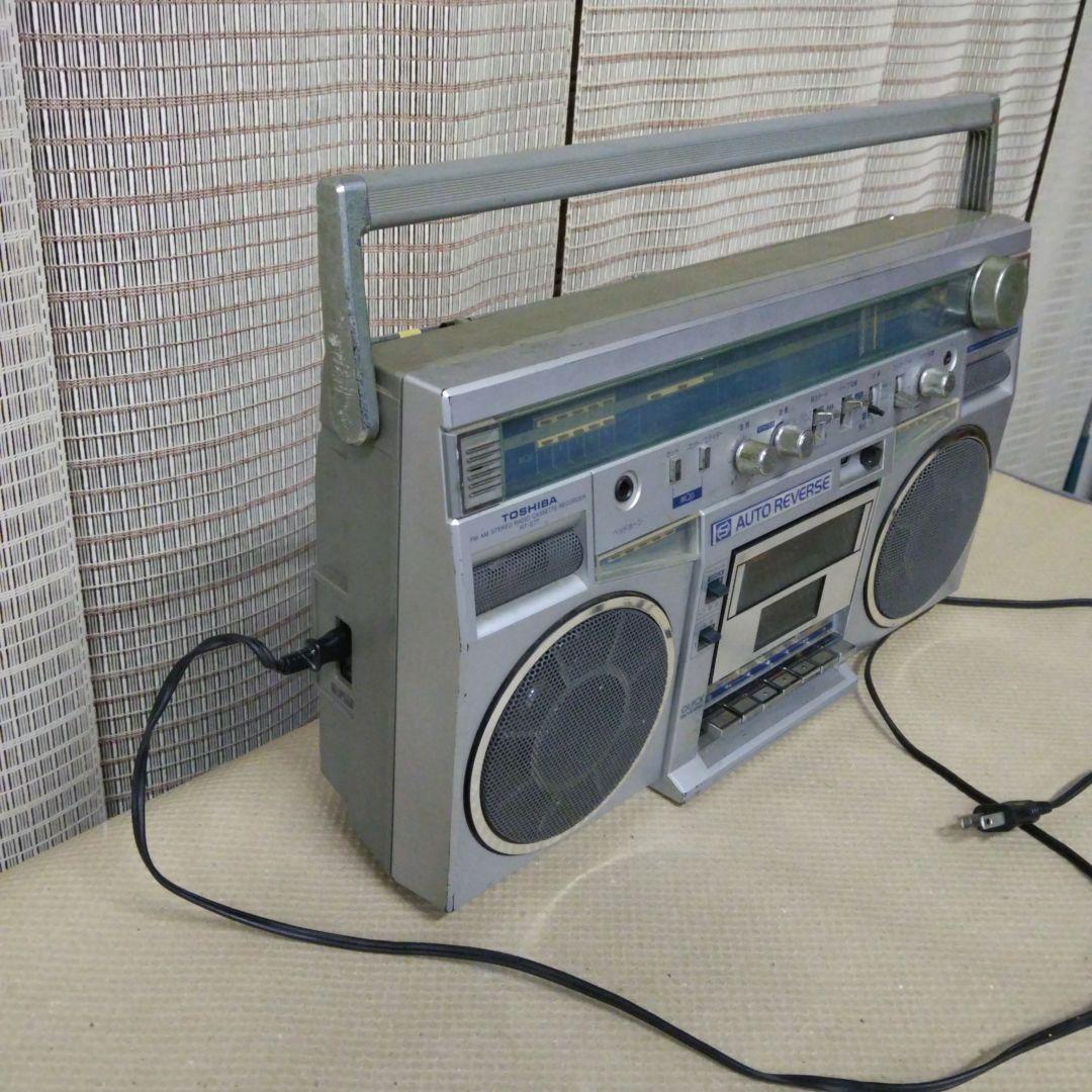 TOSHIBA ステレオ ラジオ カセットレコーダーRT-S77ジャンク品