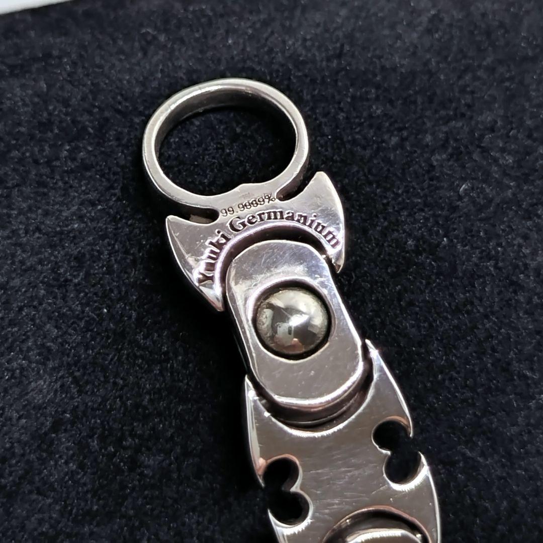 遊気創健美倶楽部 ゲルマニウム 99.9999% 梵字 ブレスレット 925