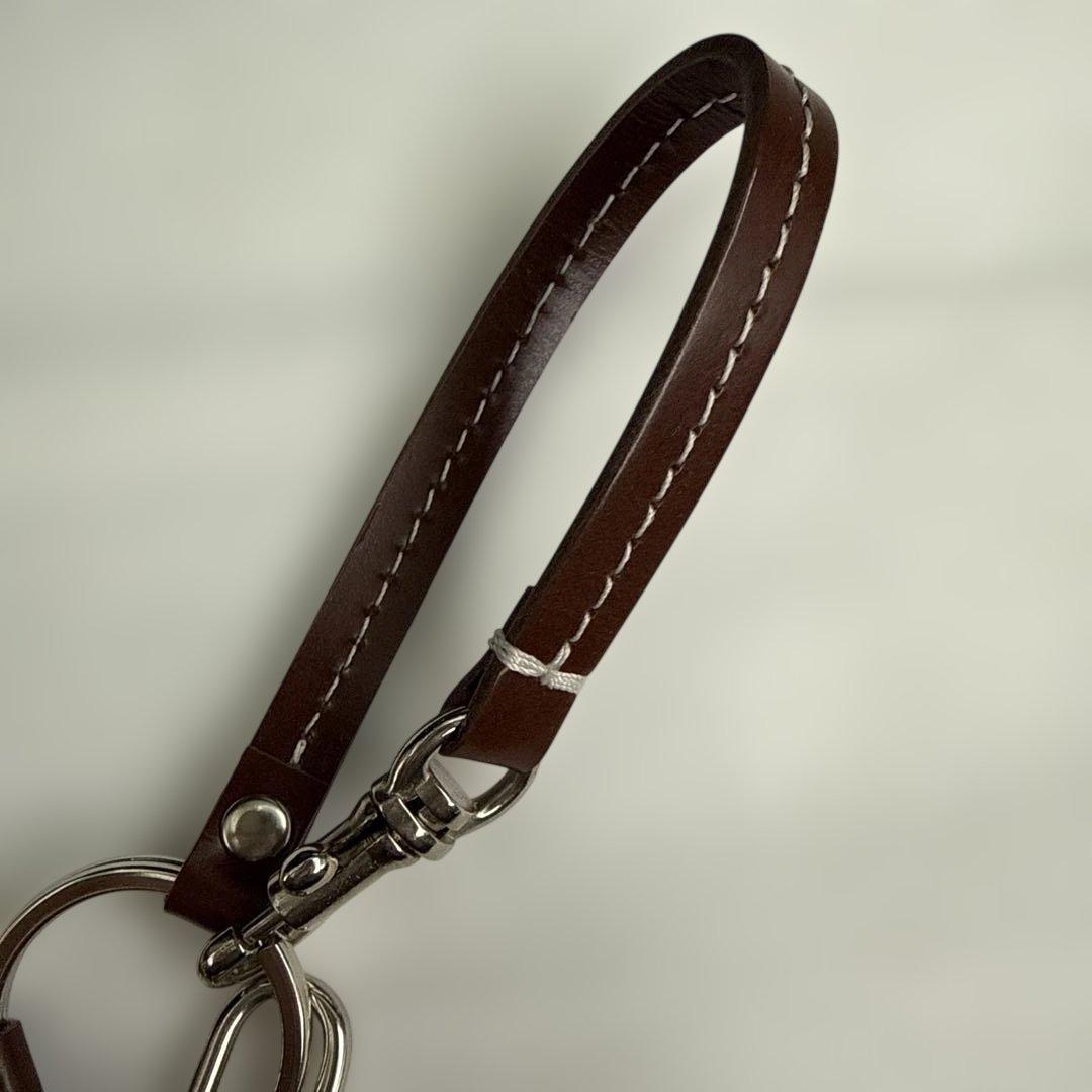 ソメスサドル 馬メンコチャーム キーホルダー パープル - メルカリ