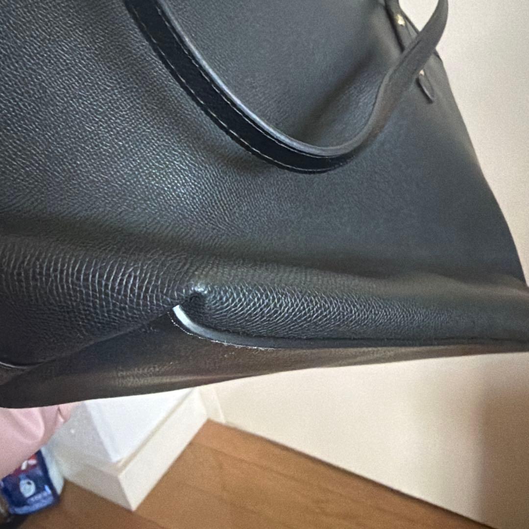 極美品 コーチ トートバッグ ブラック F58846 チャーム付き 保存袋付き