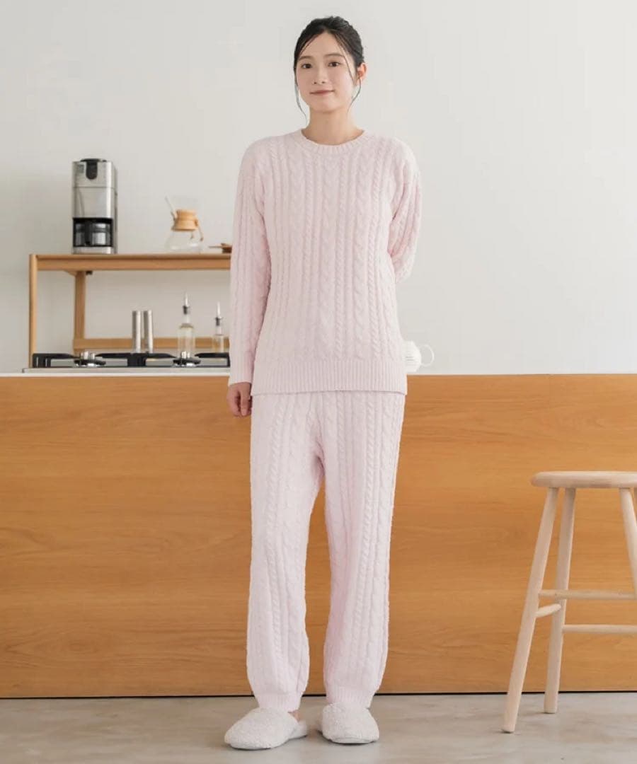 SUKALA HONE リッラックスフィルセラ　ケーブルニットパジャマ ピンク NEW ARRIVALS - SUKALA（スカーラ）