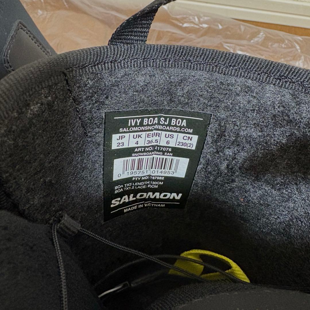 【即日発送】SALOMON スノーボードブーツ IVY 23.0cm