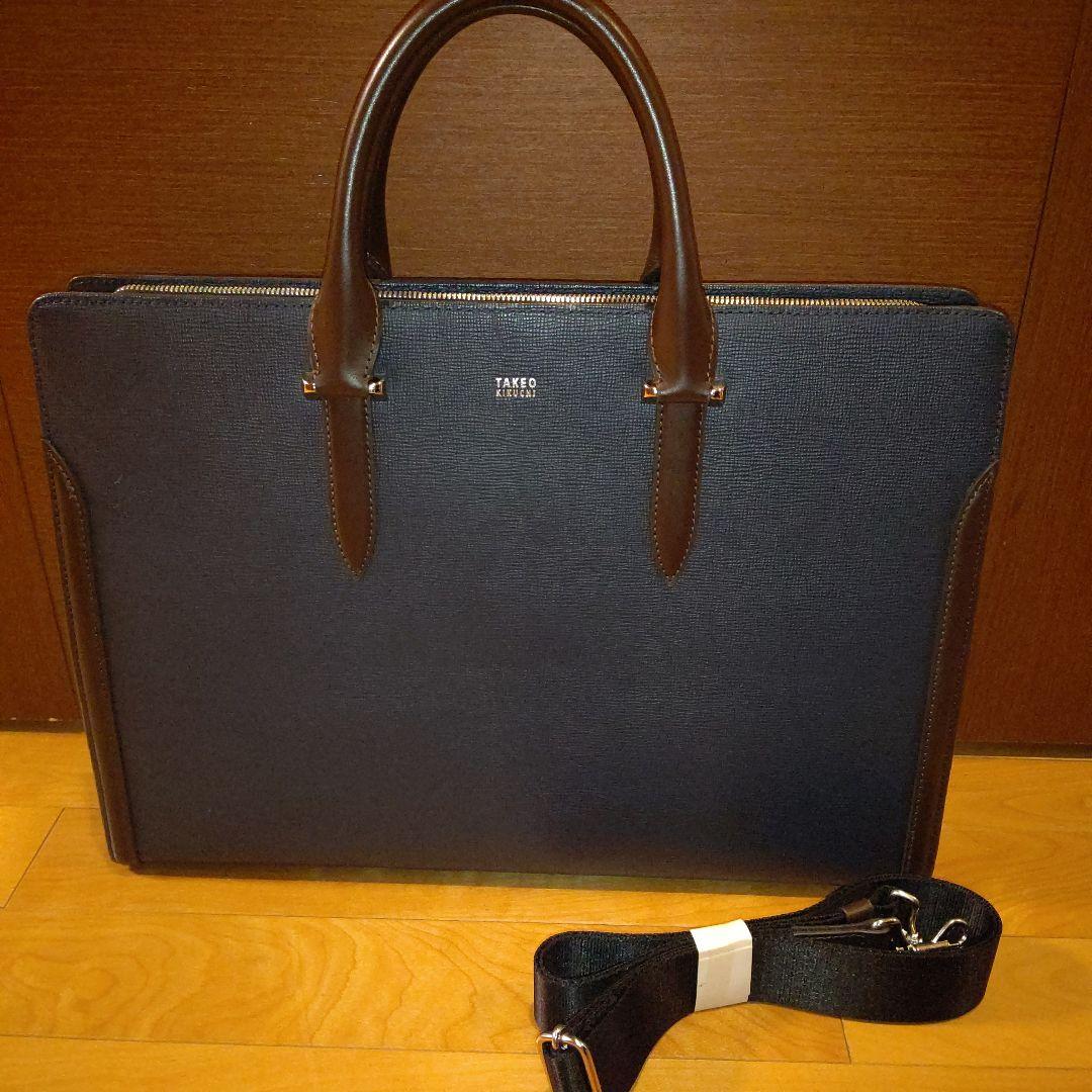 タケオキクチ 2WAY ビジネスバッグ スパーダ ネイビー TAKEO KIKUCHI / タケオキクチ スパーダ レザービジネスバッグ A4