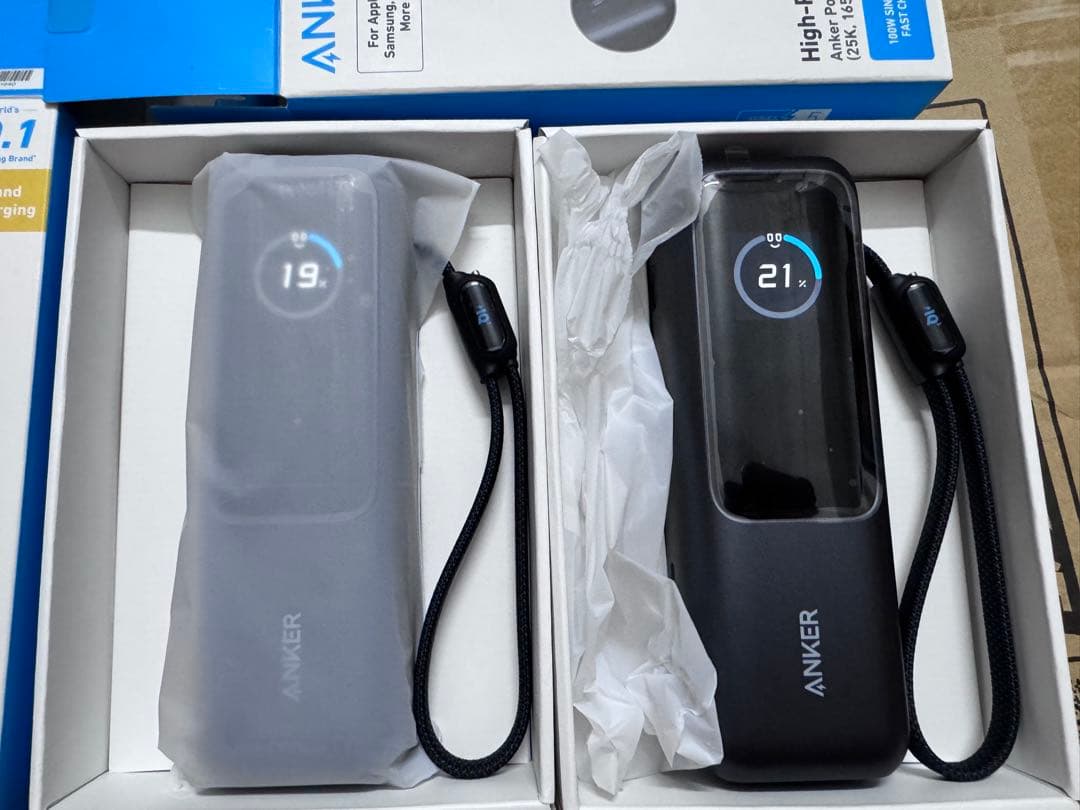 ANKER Power Bank 【165w 25000mAh】x 2 - メルカリ