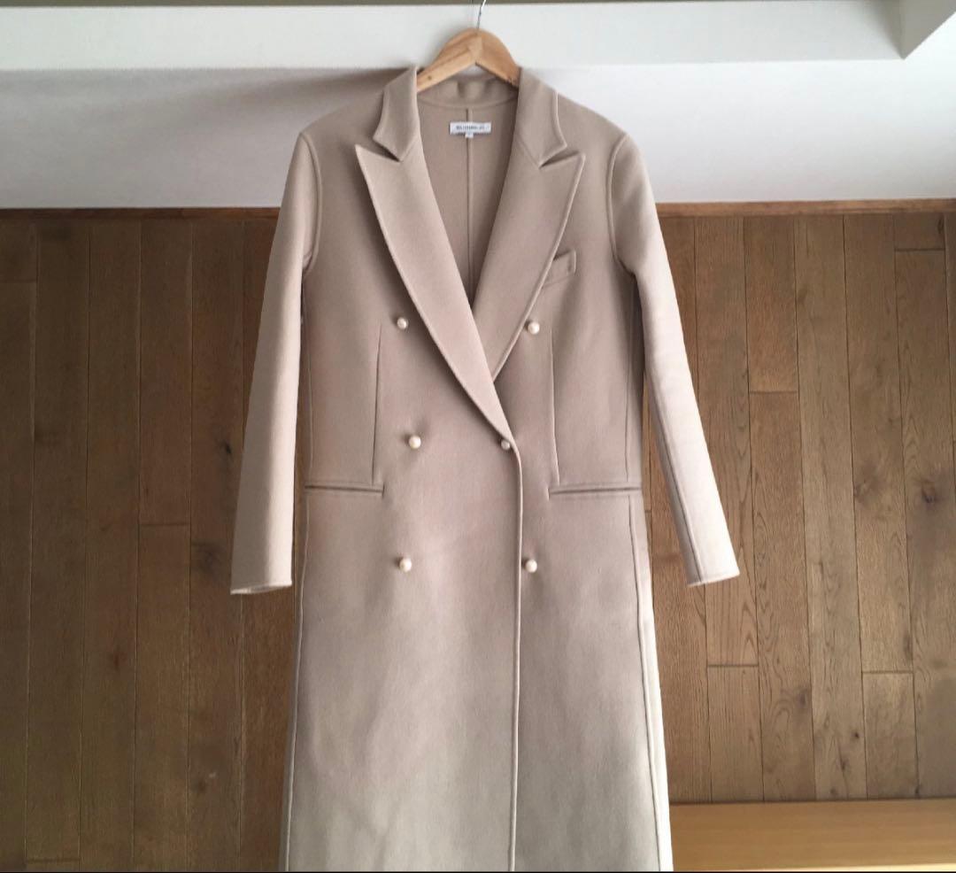 美品 MADISONBLUE(マディソンブルー)パールボタン チェスター コート