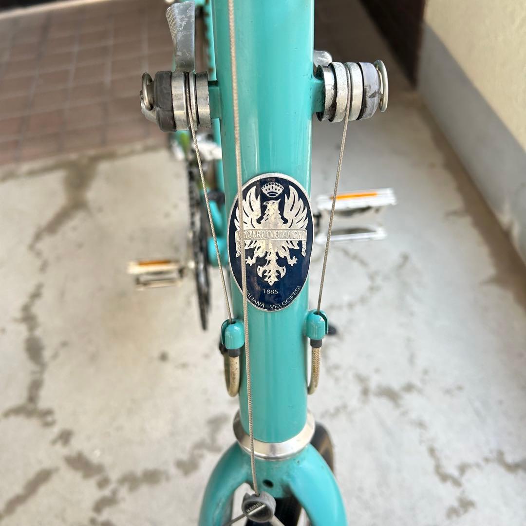 大阪鶴見区直接引取り ビアンキ ミニベロ8 Lepre チェレステ - メルカリ