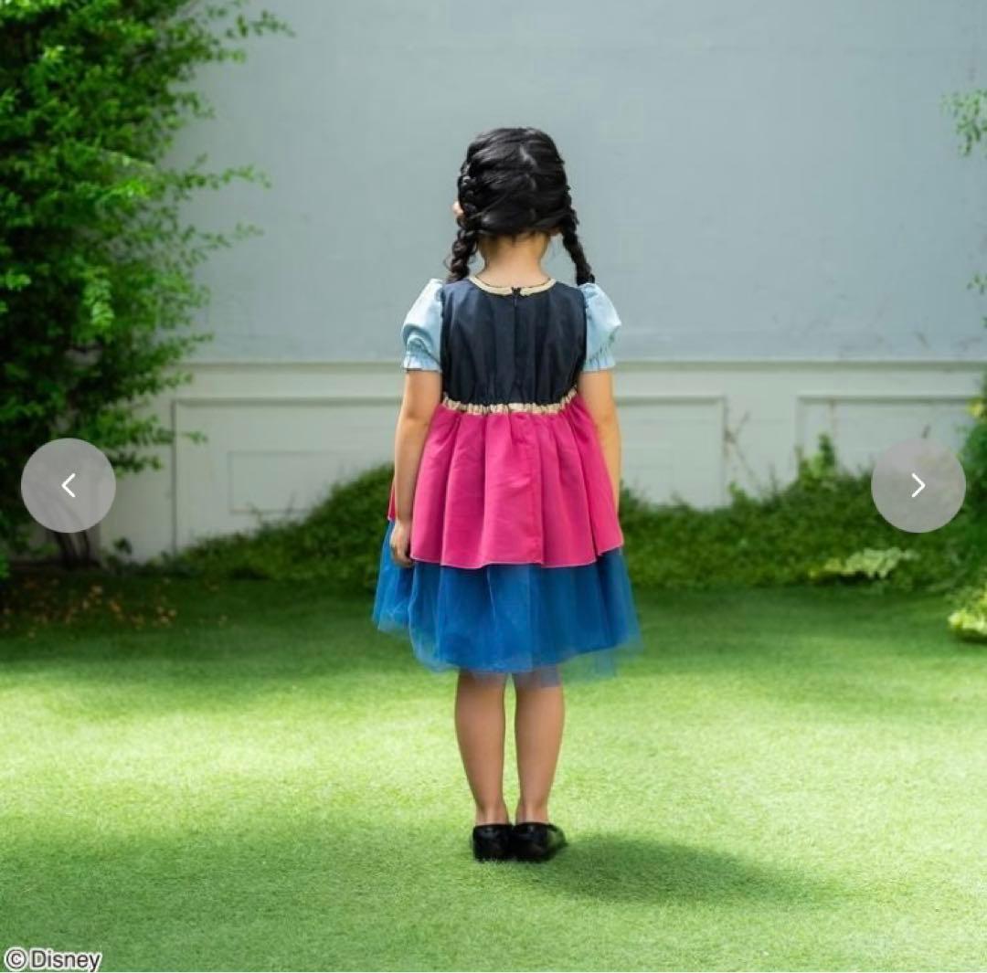 新品タグ付 バースデイ アナ ワンピース 120 cottoli アナ雪 ドレス