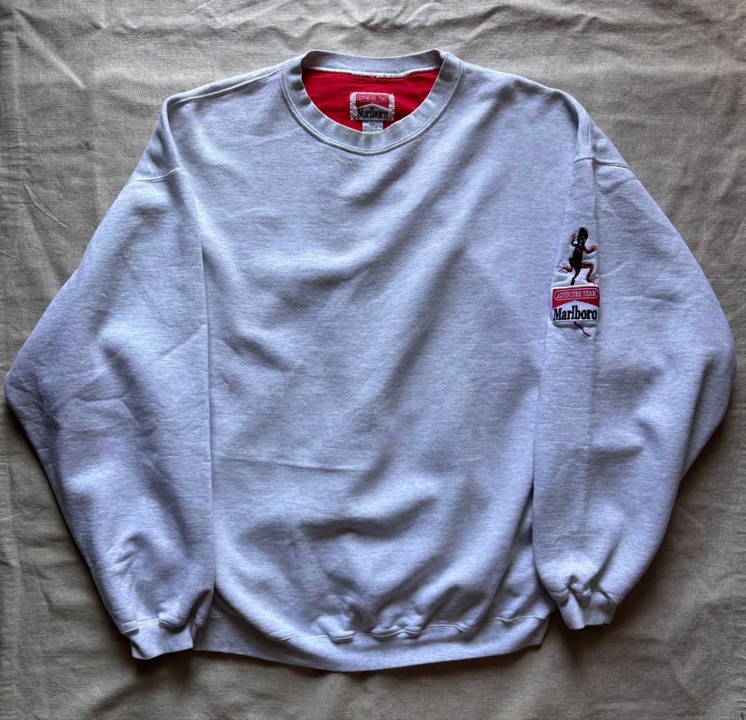 90s L マルボロ vtg スウェット リザード Marlboro 赤マル - メルカリ