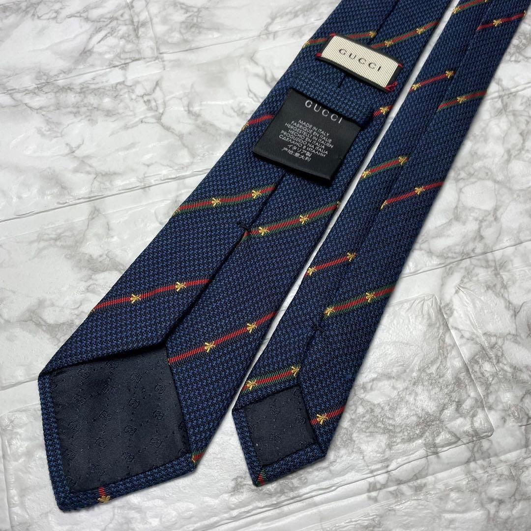 グッチ GUCCI ネクタイ シェリーライン ビー 蜂 GG ビジネス スーツ