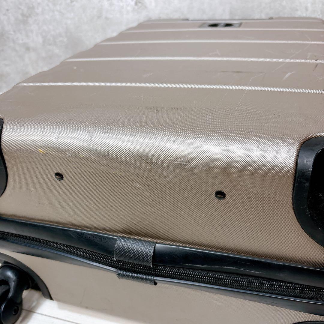 無印良品 MUJI バーを自由に調節できるハードキャリーケース 62L