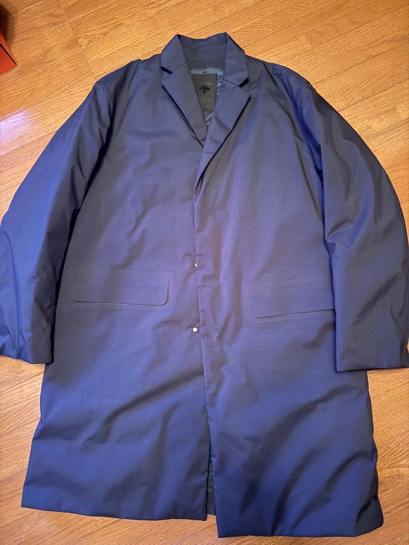 DESCENTE PAUSE XS メンズ ダウンコート チェスターコート 中古B】DESCENTE PAUSE デサントポーズ M メンズ ダウンコート