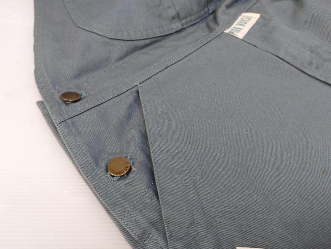 未使用 ピンクハウス くま ベアー プリント ワッペン オーバーオール