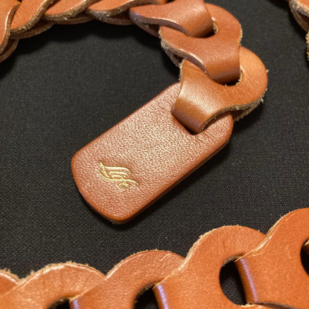 LIDNM Llife LEATHER CHAIN BELT - SIENNA - メルカリ