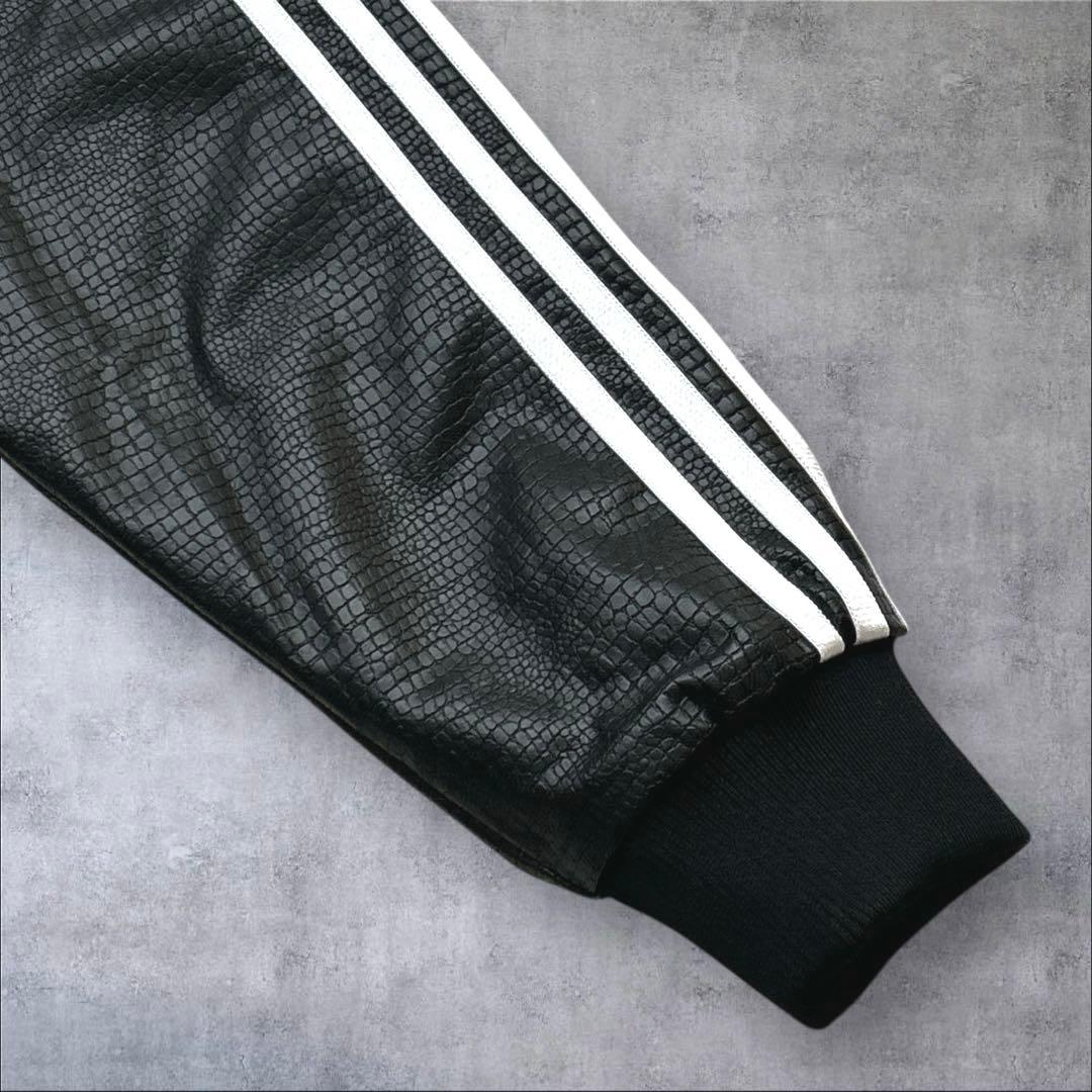新品 adidas トラックジャケット ファイアーバード クロコ 合皮XL