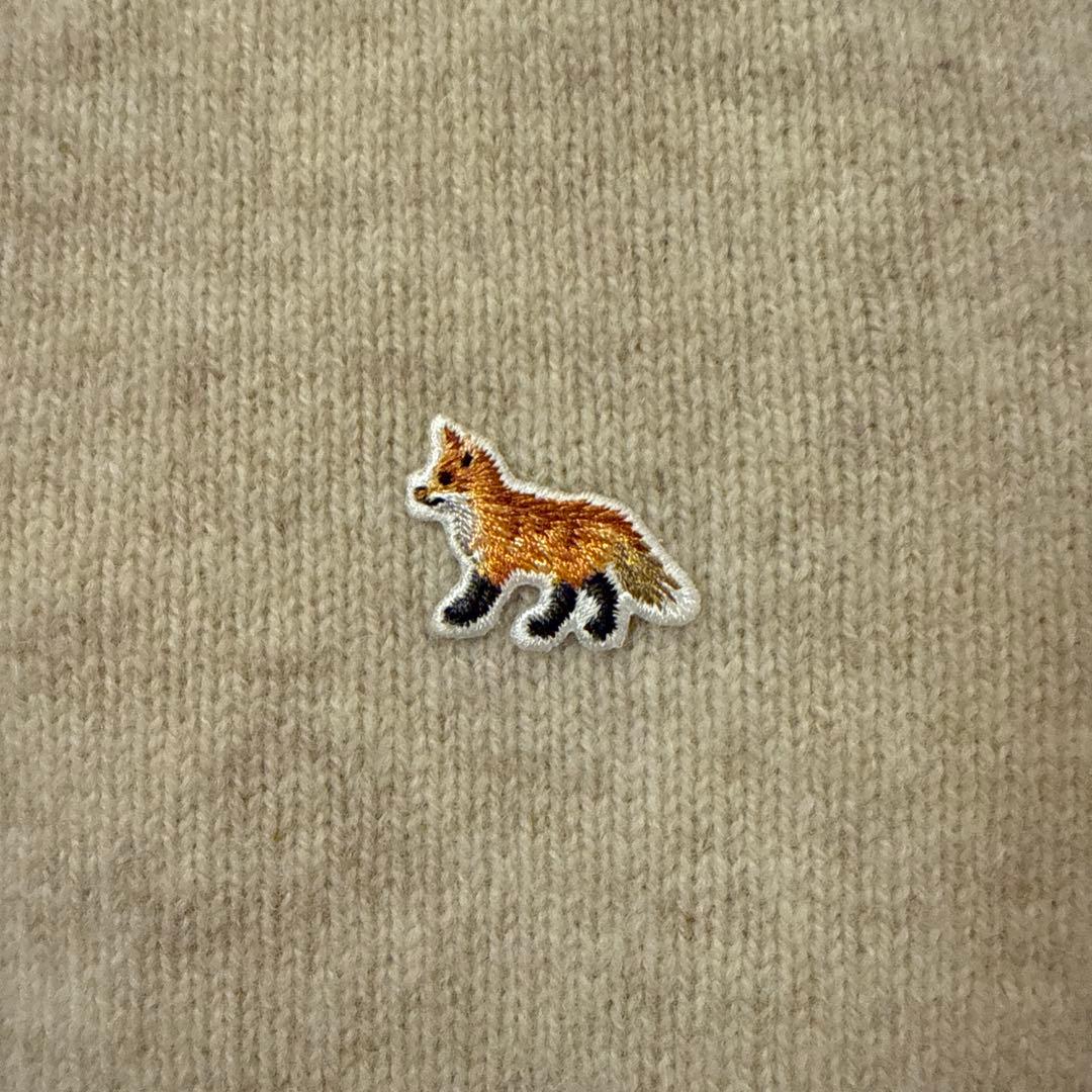 ぼんさま専用】MAISON KITSUNE クルーネックニット アイボリー - メルカリ