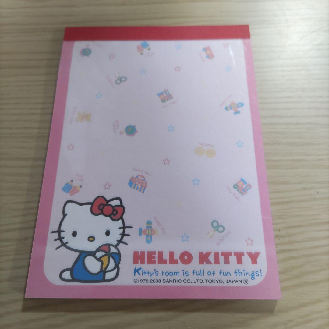 ハローキティ メモ帳 平成レトロ 2003年 キティちゃん - メルカリ