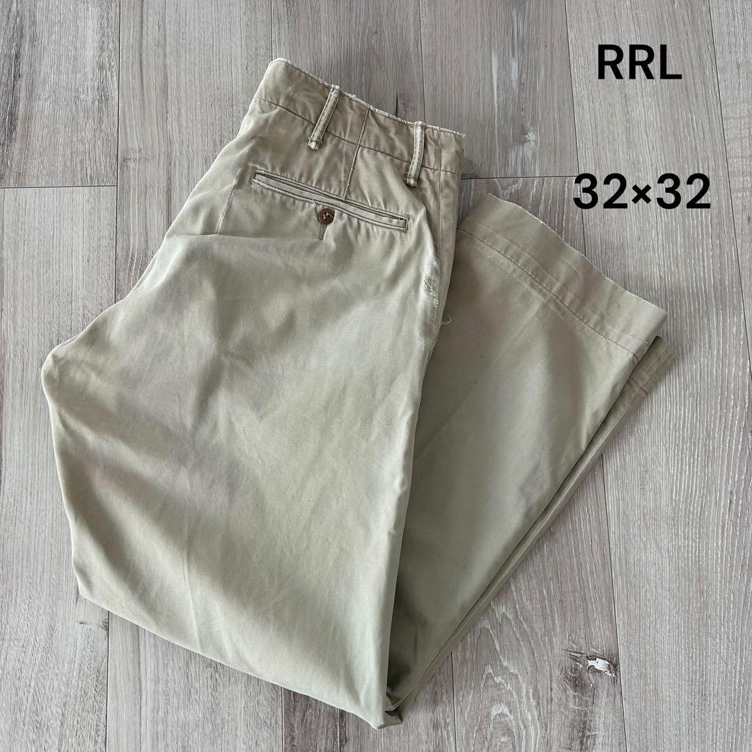 RRL ダブルアールエル ラルフローレン チノパン ベージュ 32×32 楽天市場】RRL(ダブルアールエル ラルフローレン)ヘリンボーン チノ