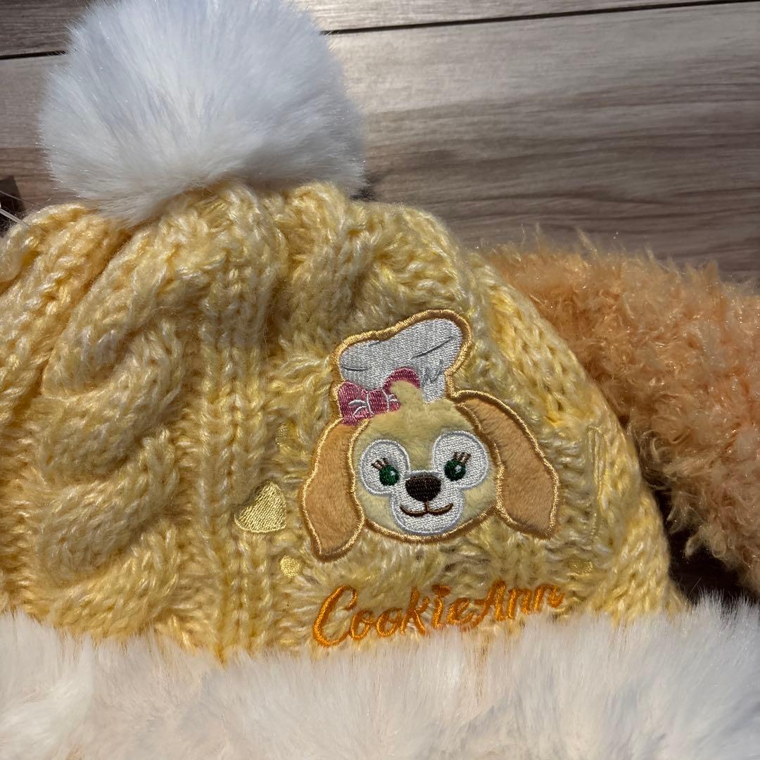 上海ディズニー限定 クッキーアン 耳付きニット帽 - メルカリ
