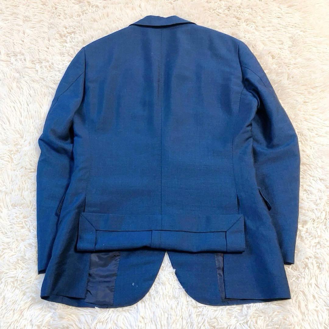 英国製生地・美品】TOMORROWLAND スーツ ブルー 48 モヘヤ 春夏 - メルカリ