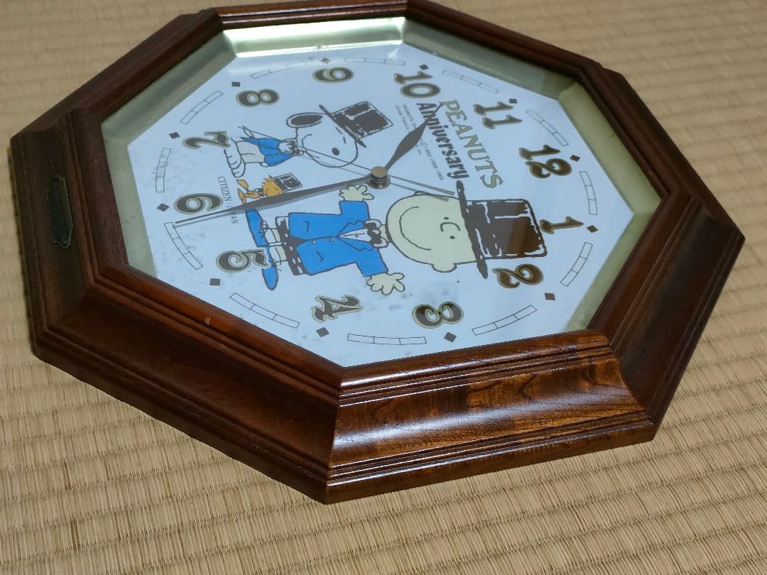 スヌーピー ピーナッツ 掛け時計 40周年記念