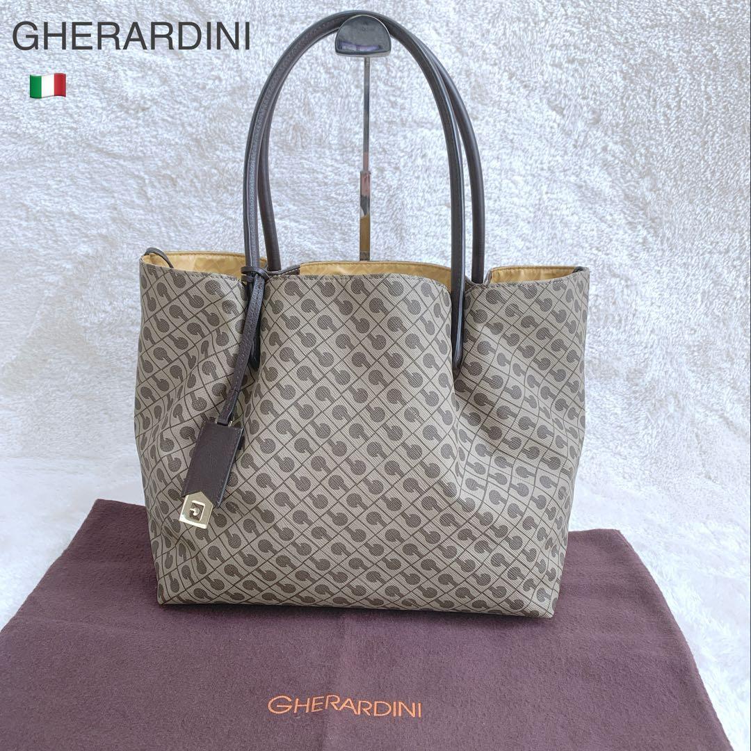 【ジョー】極美品♪ ゲラルディーニ ミレリーゲ レザーハンドルトートバッグ ジョー様専用】極美品♪ ゲラルディーニ ミレリーゲ レザーハンドル