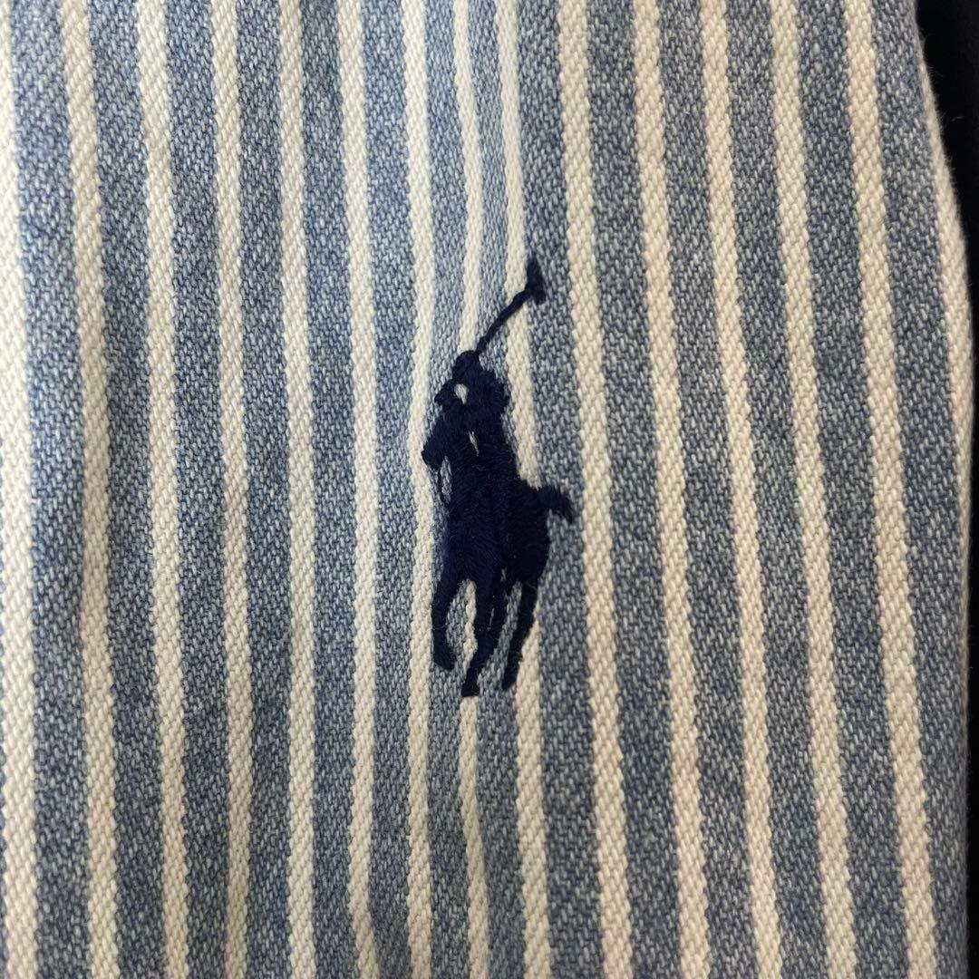 新品タグ ラルフローレン 厚手ヒッコリー ユニセックス エプロン DIY BBQ