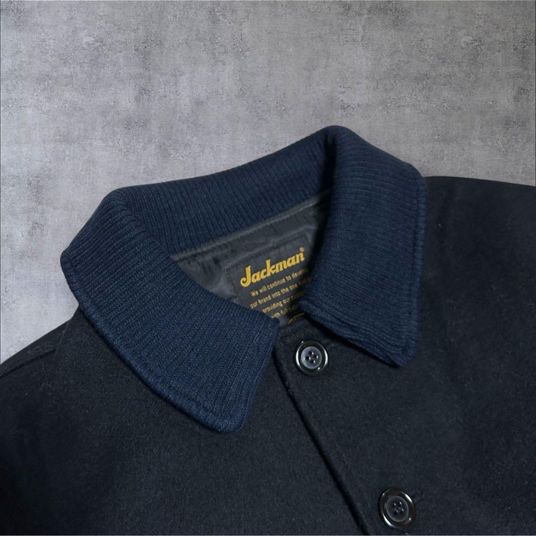 《未使用級》JACKMAN × JS USA製 メルトン アワードジャケット