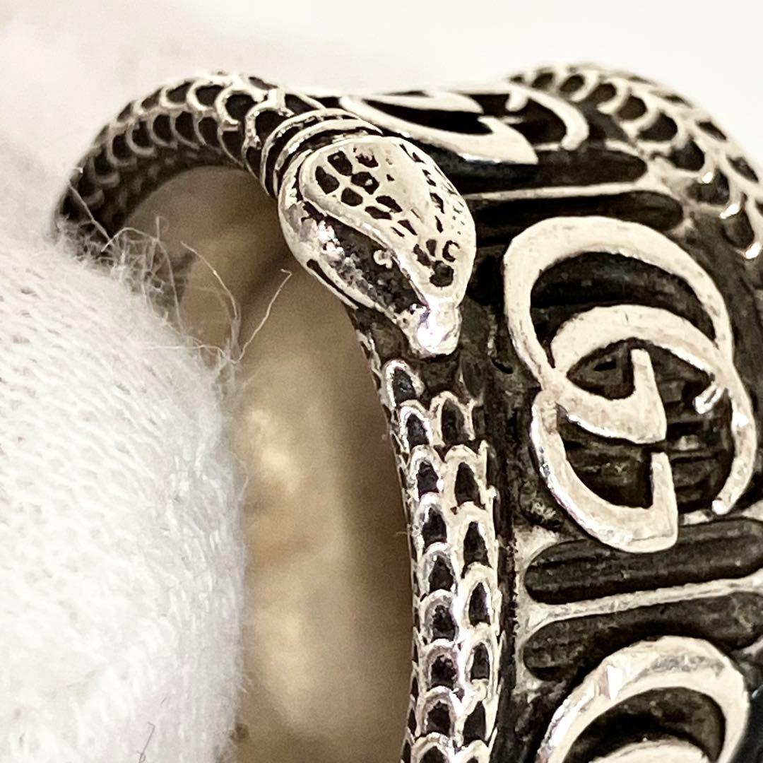 3540 GUCCI グッチ スネーク 蛇 シルバー sv925 リング - メルカリ