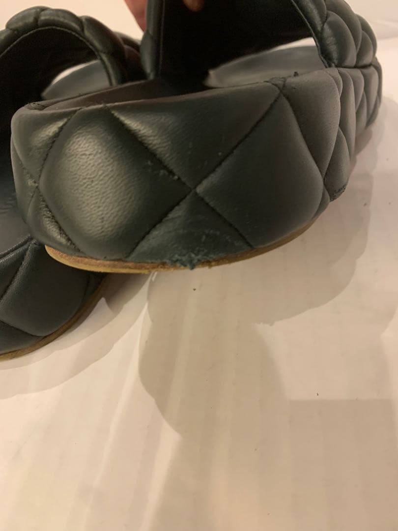 【美品】BottegaVeneta サンダル 黒 26.5cm ボッテガヴェネタ