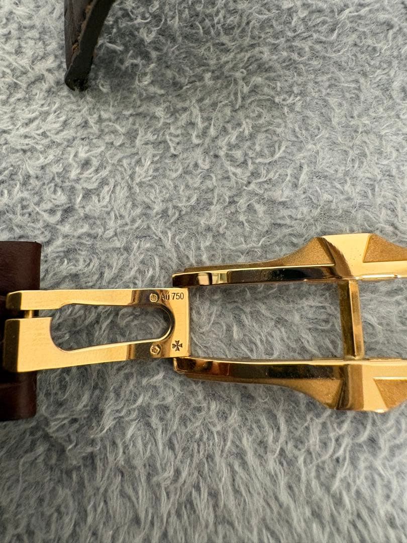 希少】ヴァシュロンコンスタンタン ピンクゴールドDバックル（レザー