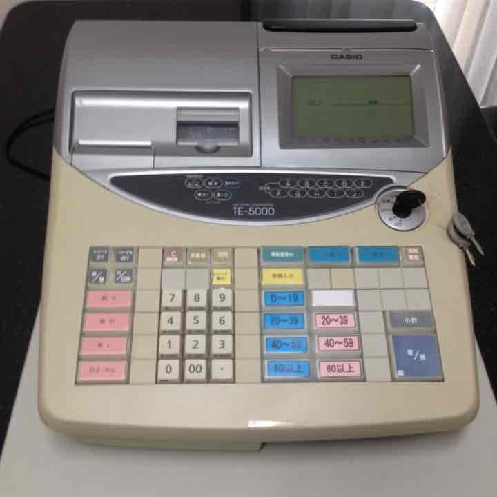 レジスター CASIO TEー5000 - メルカリ