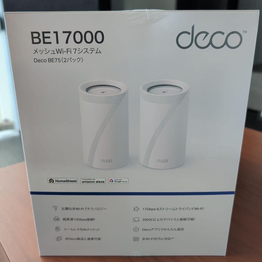 TP-Link Deco BE17000（2パック） メッシュWi-Fiシステム - メルカリ