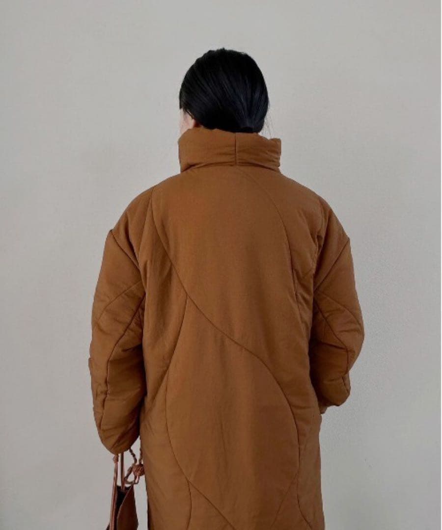 Ameri☆WAVE STITCH HEAT POLAK LONG COAT M AMERI