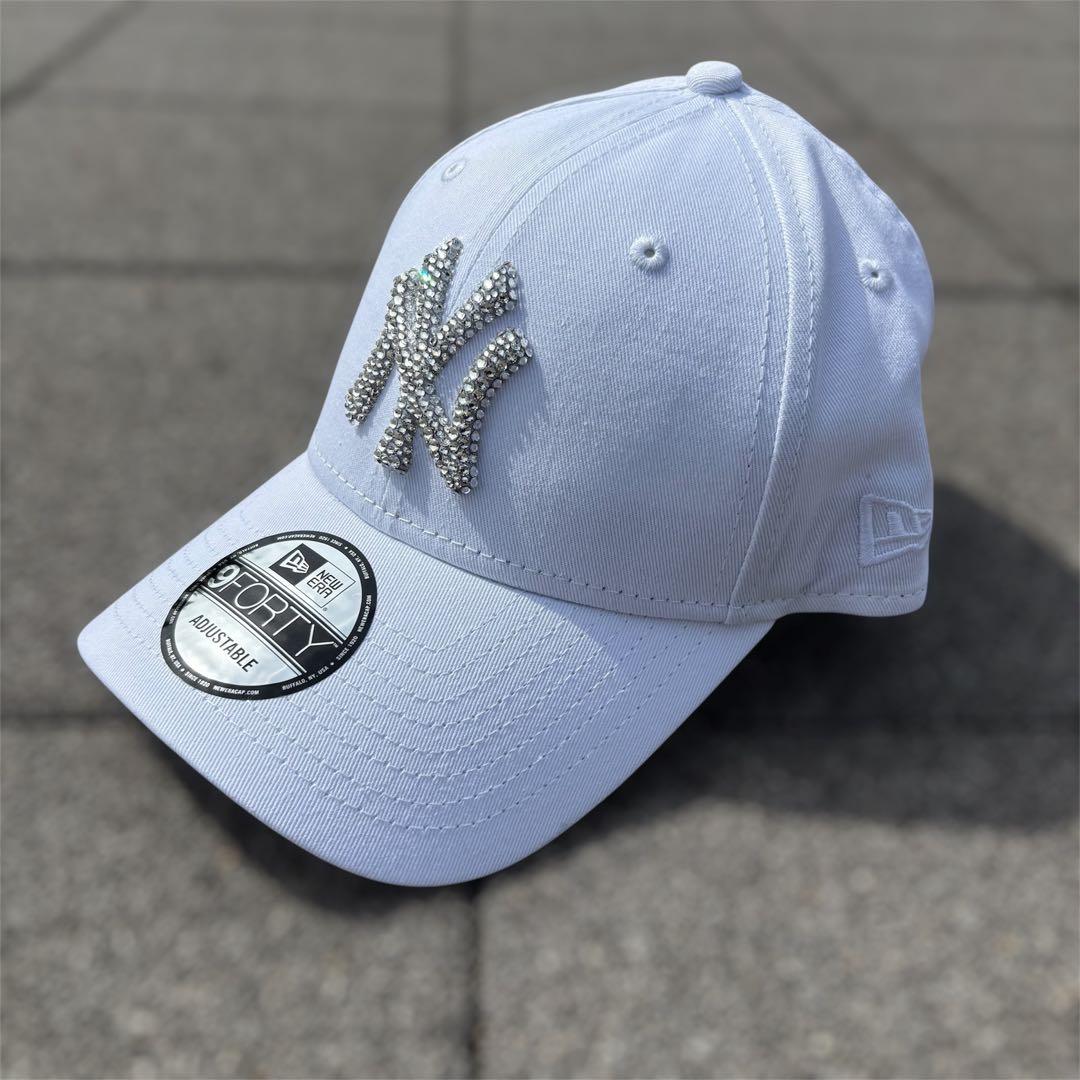 NEWERA キャップ 正規品 ピンク スワロフスキー ニューエラ キラキラ
