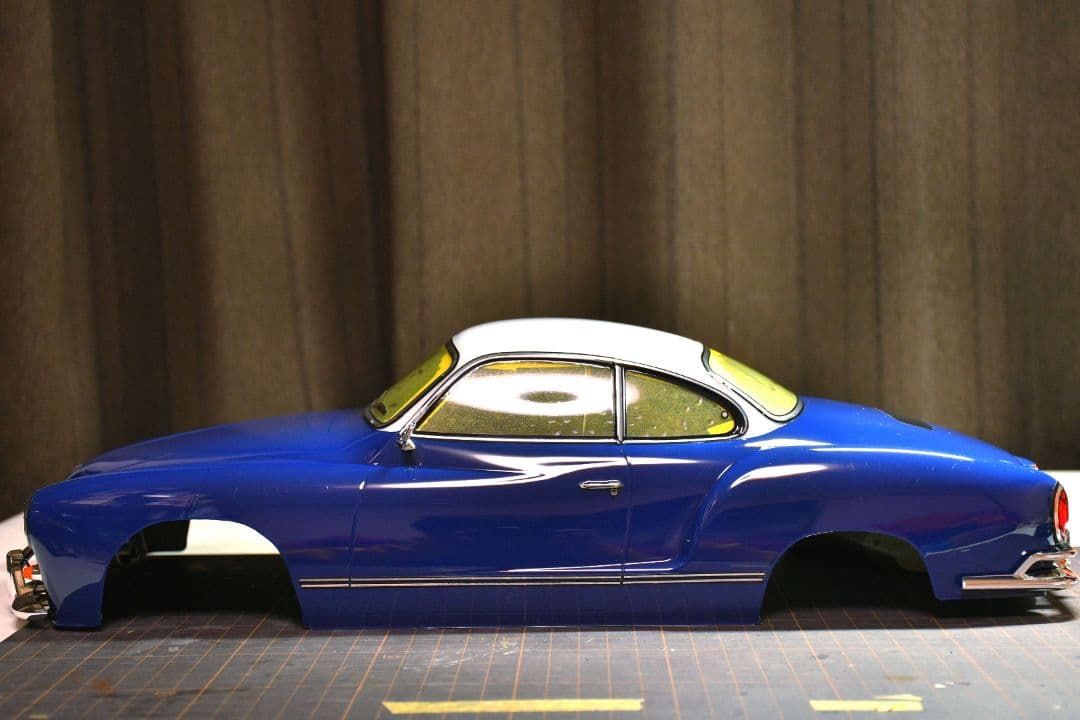 タミヤ フォルクスワーゲン カルマンギア 塗装済みボディ - メルカリ